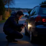 Assessing Car Body Damage in Lyme Regis