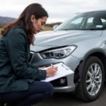 Assessing car body damage in North Cumbria