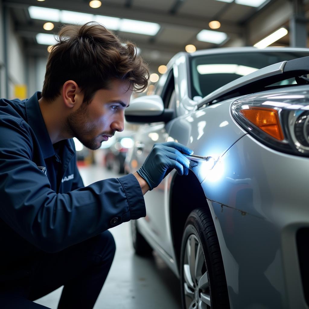 Assessing car body damage in Oxfordshire