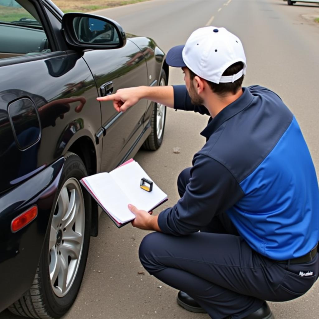 Car body damage assessment in Rutherglen