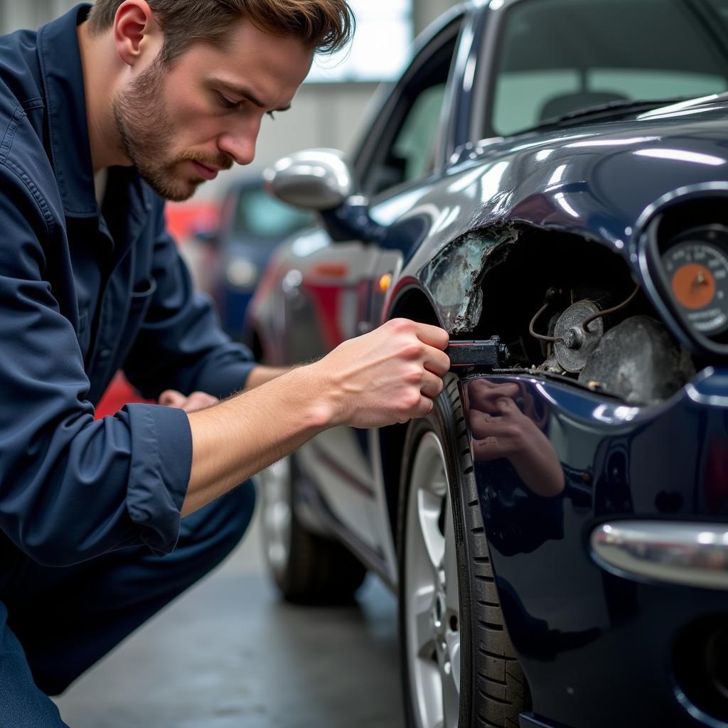 Car body damage assessment in Shrewsbury