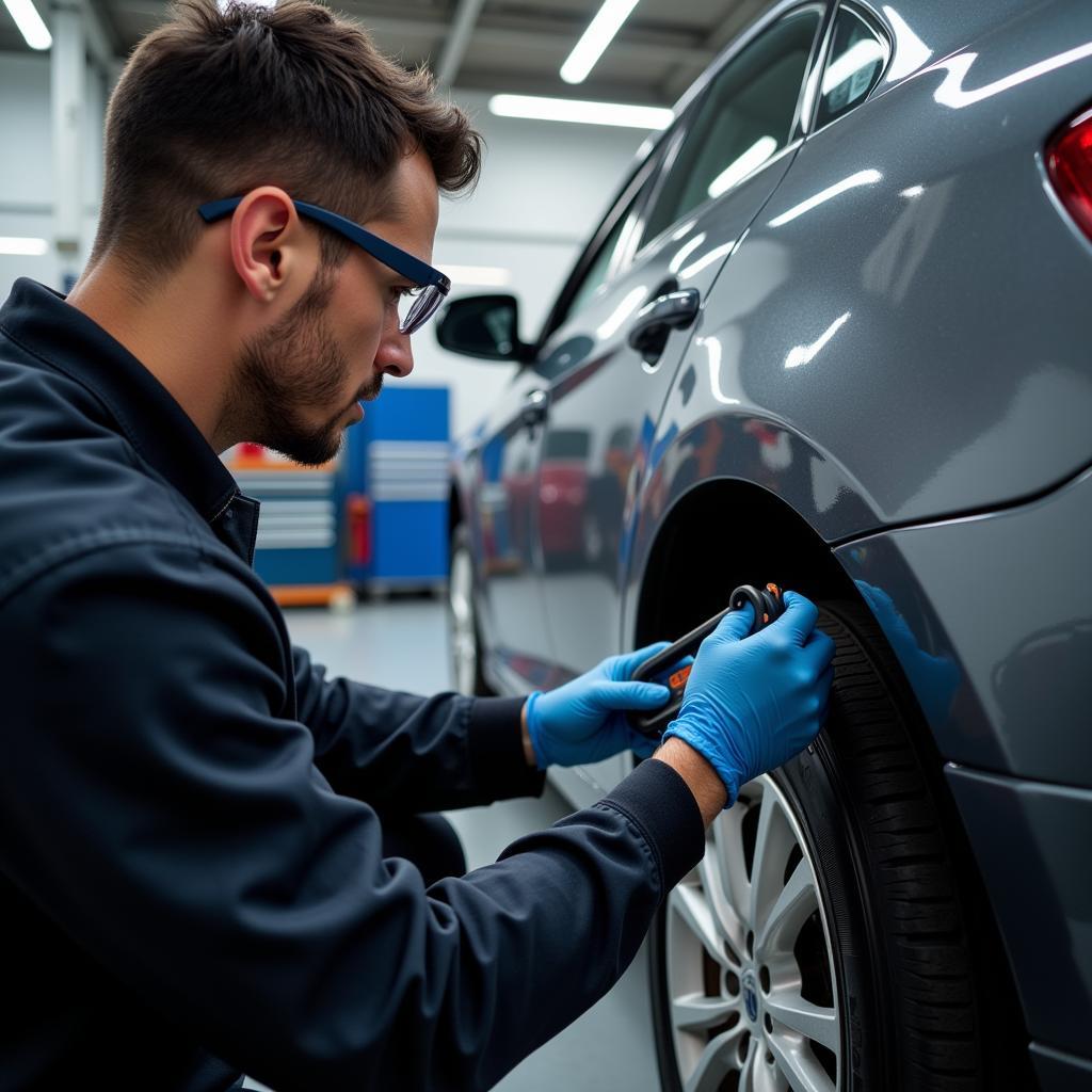 Car Body Damage Assessment Near Storforth Lane