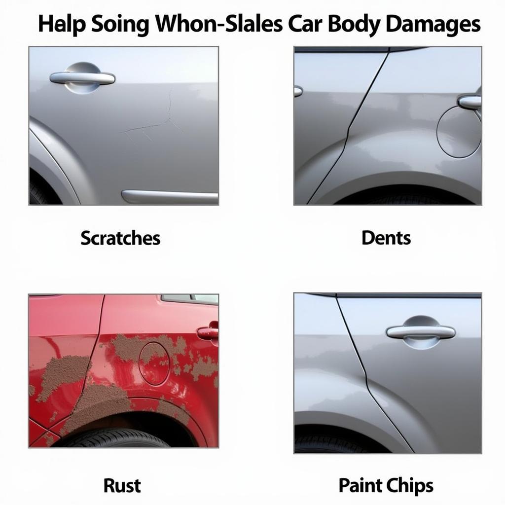 Types of Car Body Damage: Scratches, Dents, and Rust