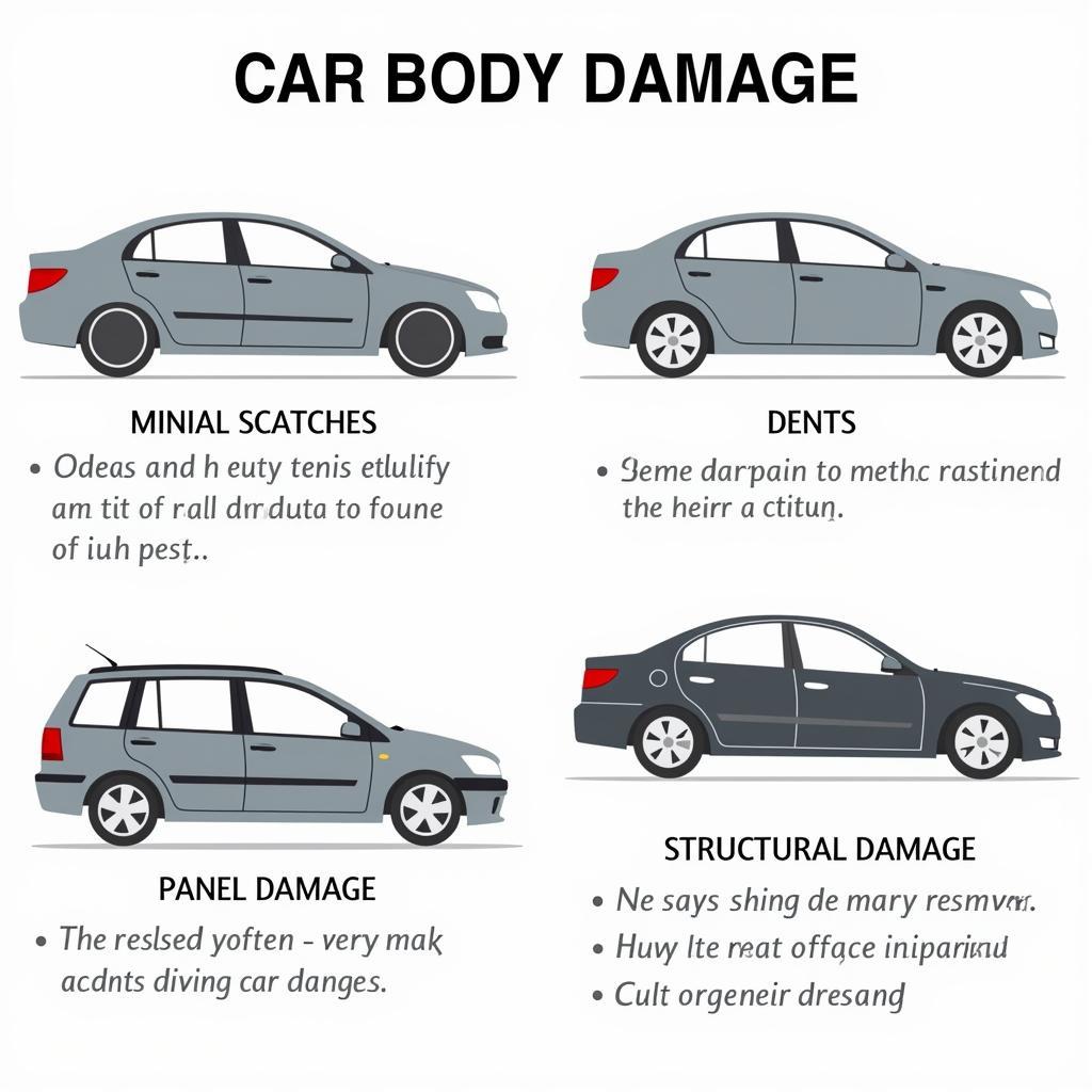 Types of Car Body Damage in Coventry