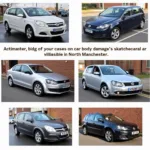 Common Car Body Damage Types in North Manchester