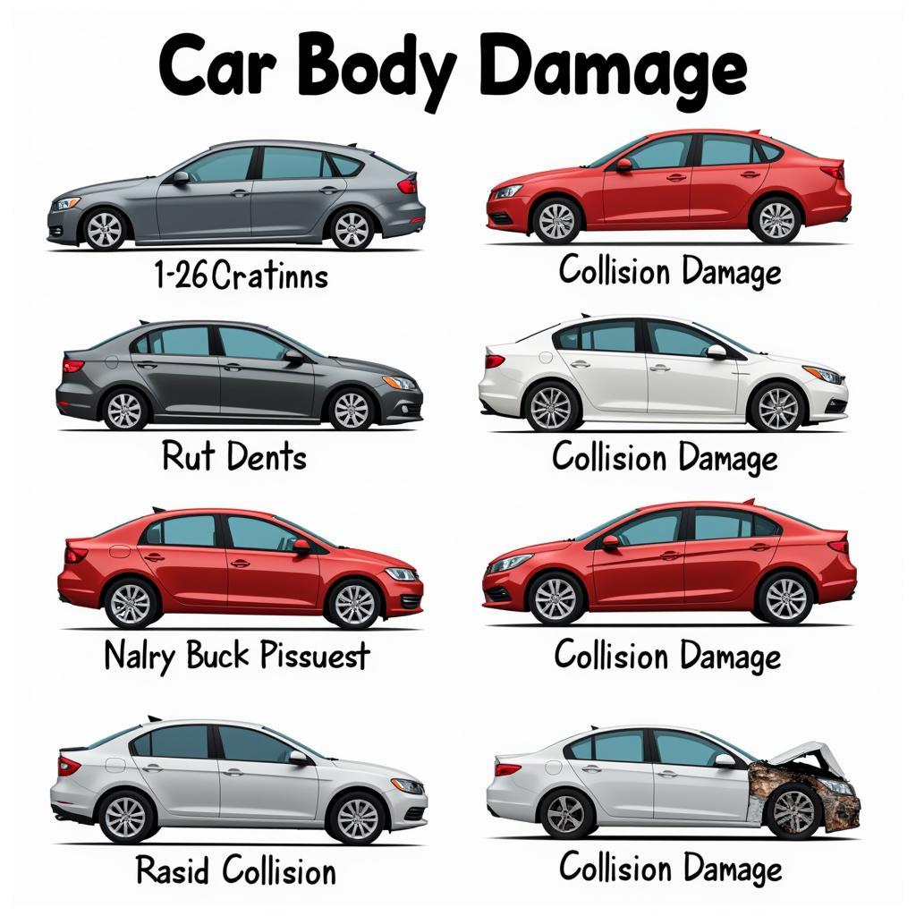 Types of Car Body Damage in Reigate