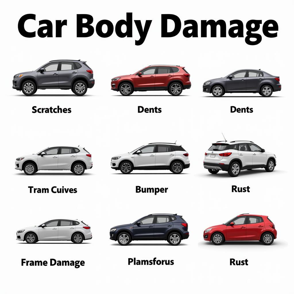 Types of Car Body Damage in Tyneside