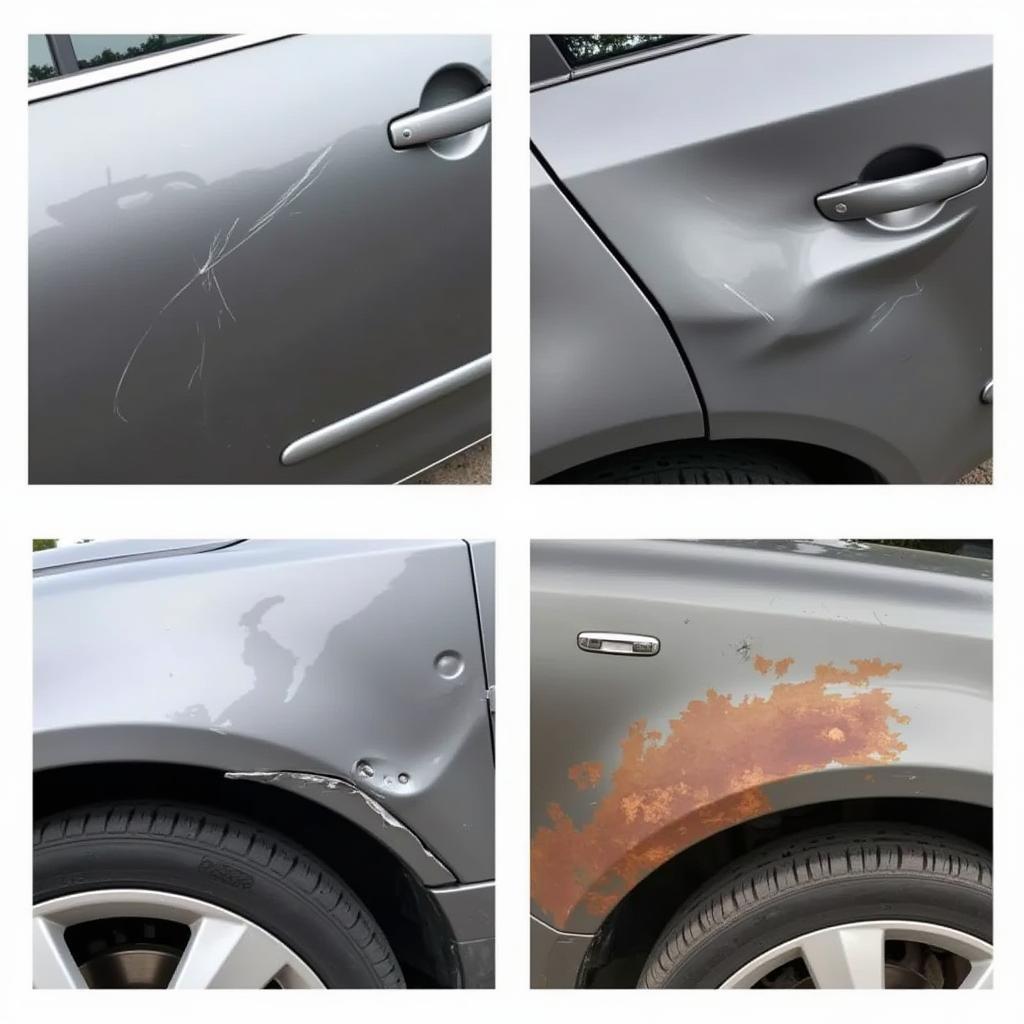 Types of Car Body Damage in Winsford