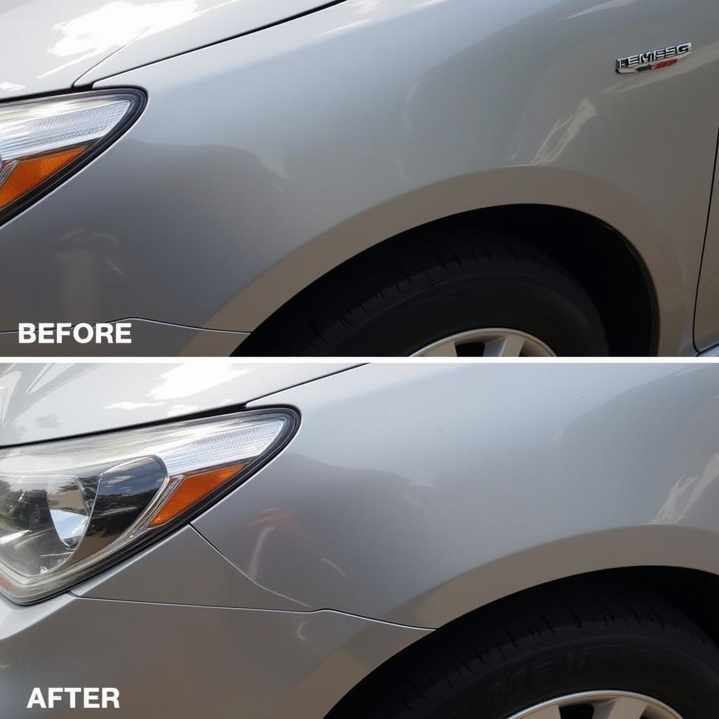 Car Body Dent Repair: Before and After