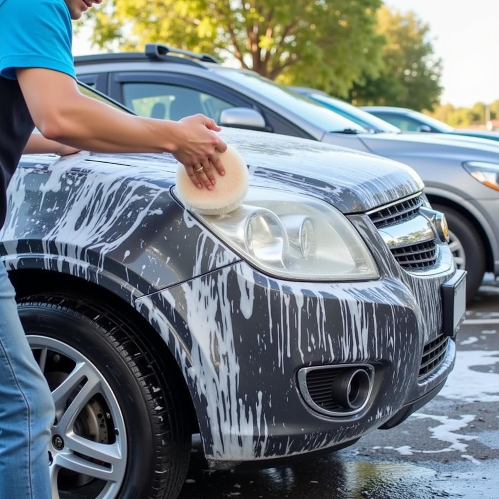 Maintaining Car Bodywork through Washing and Waxing