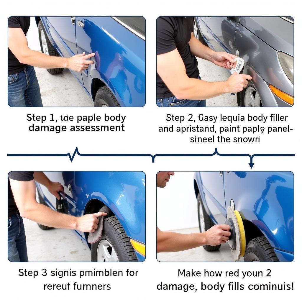 Step-by-Step Car Body Panel Repair Process