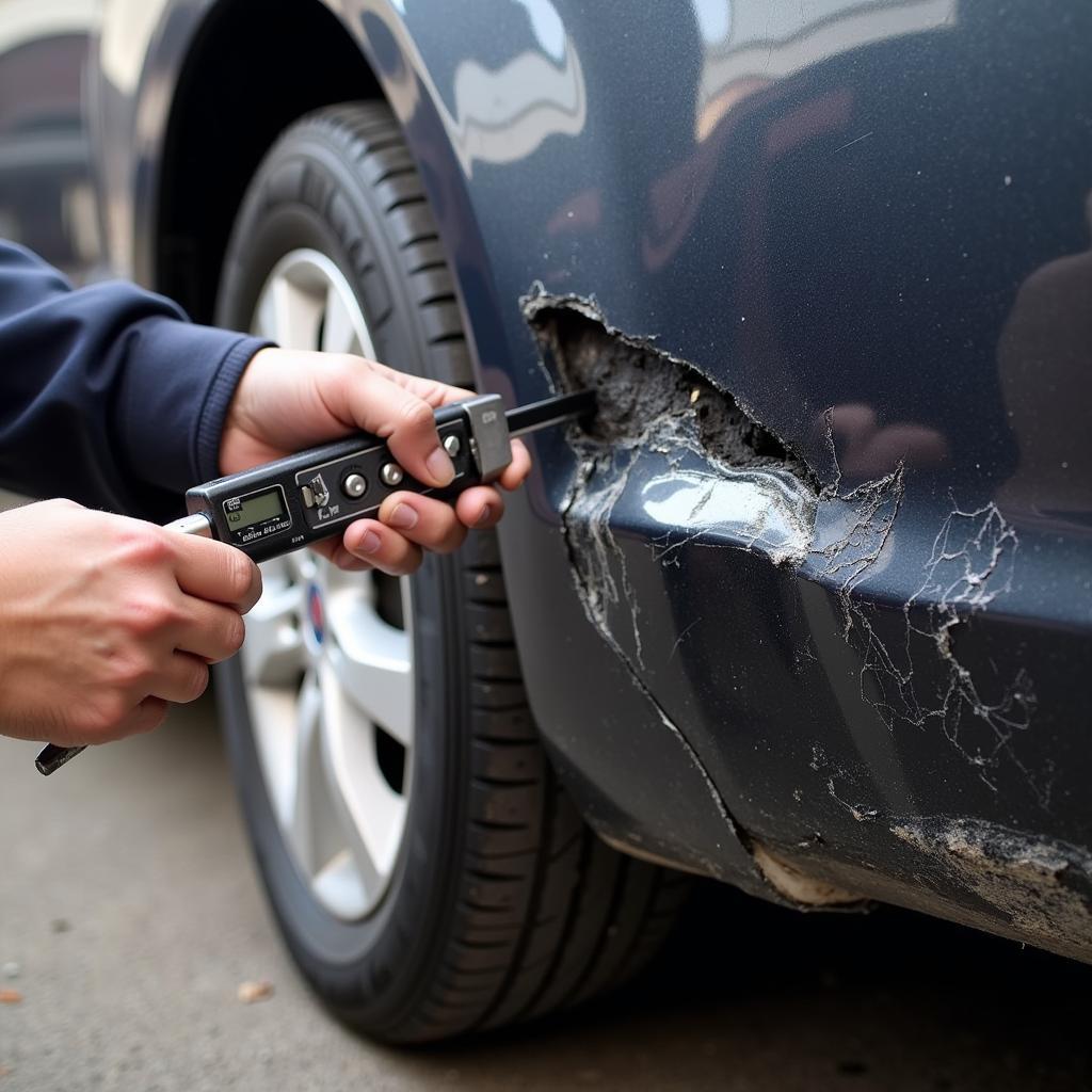 Car Body Repair Abergavenny: Assessing the Damage