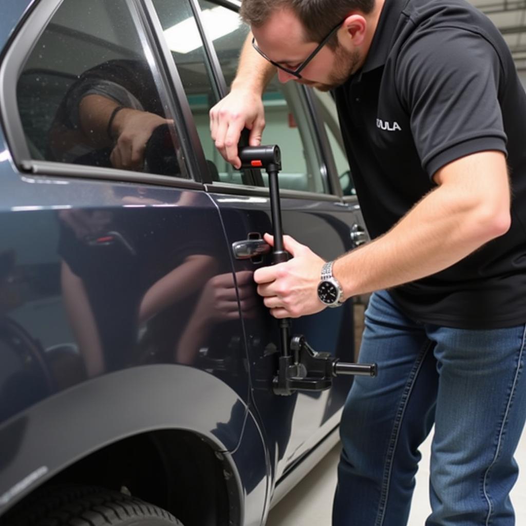 Adjusting Car Body Panel Angle