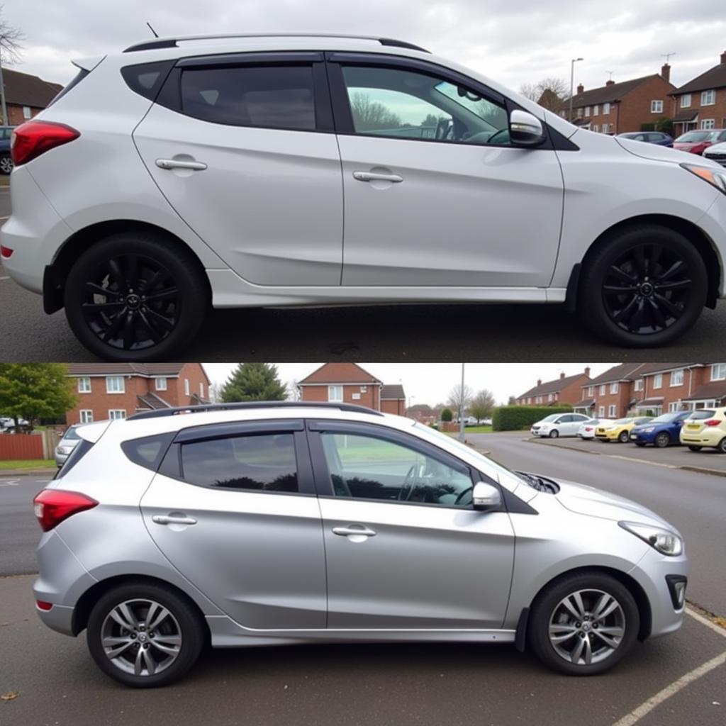 Car Body Repair Before and After in Cradley Heath