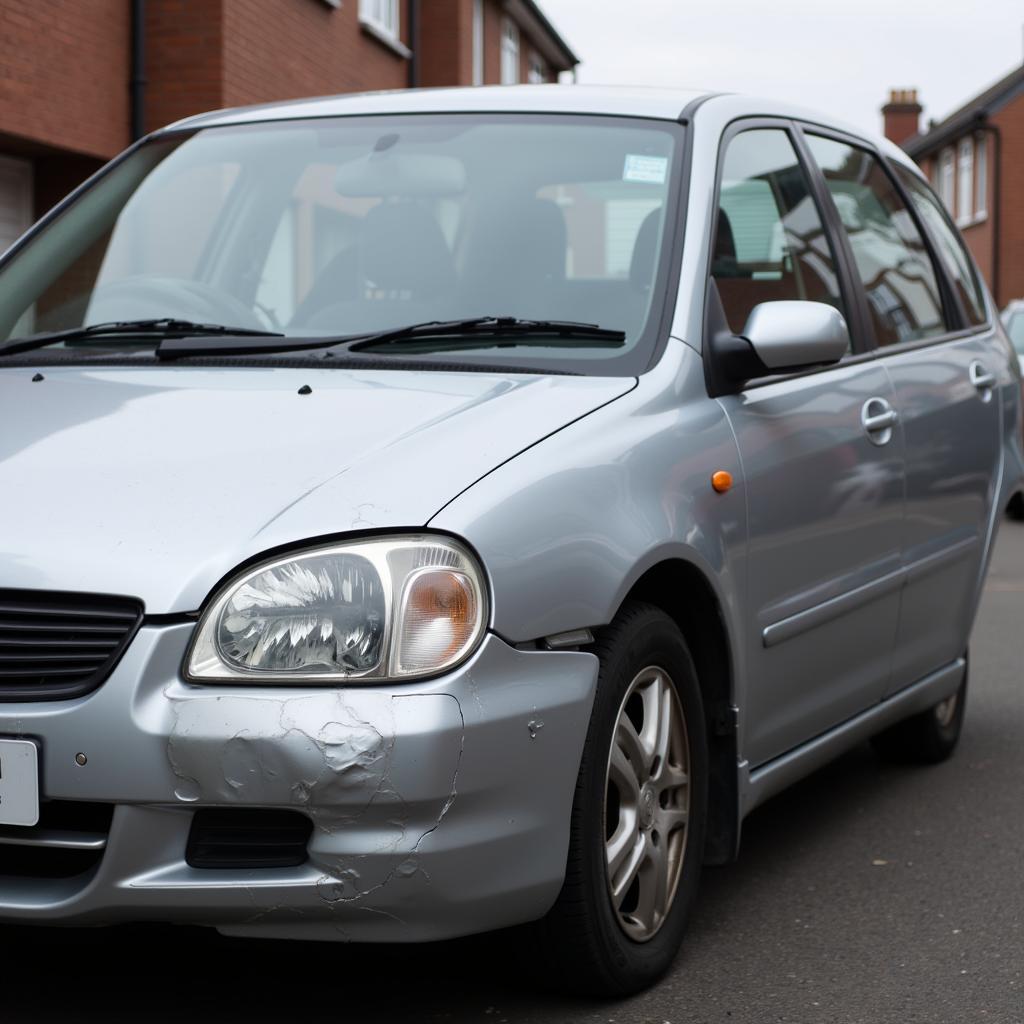 Damaged Car in Bilston