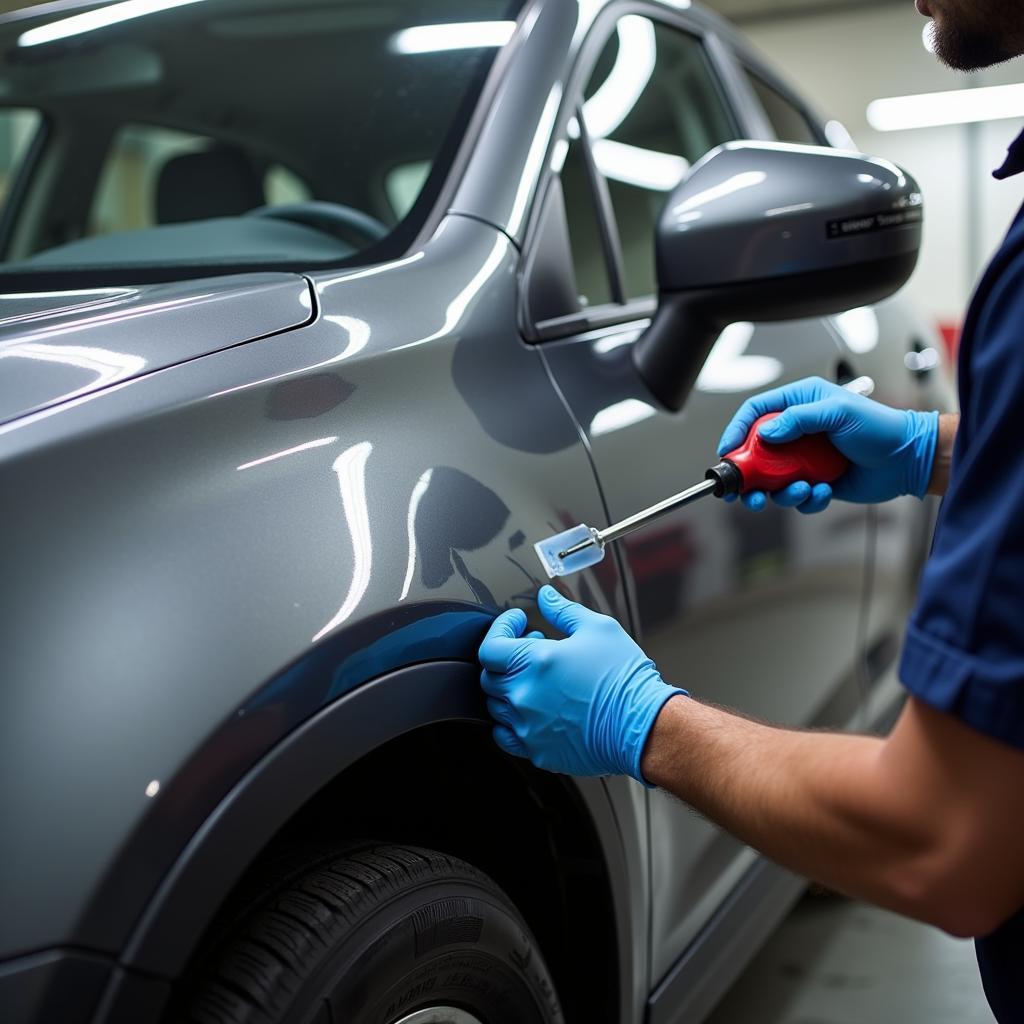 Car Body Repair Calgary: Dent Removal Process