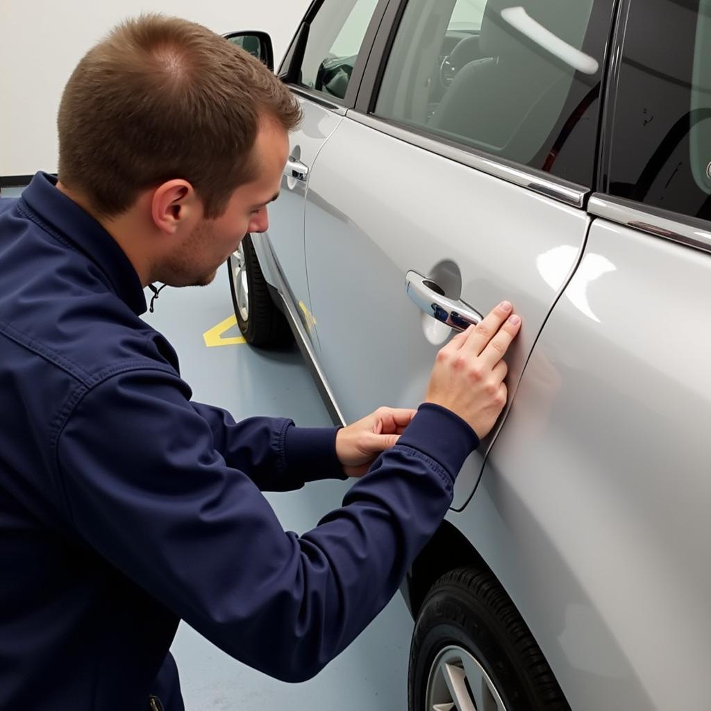 Final Inspection after Car Body Repair in Castle Donington