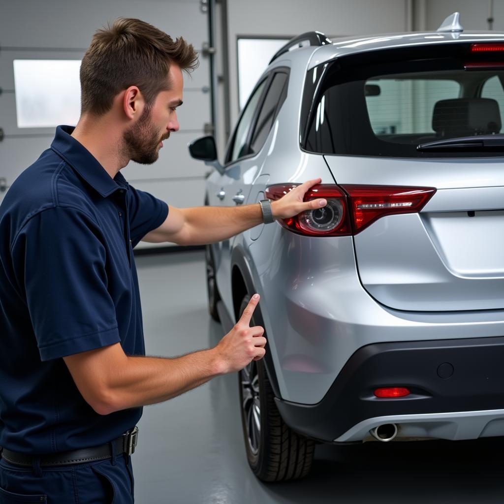 Car body repair in Chessington - Final inspection before customer collection