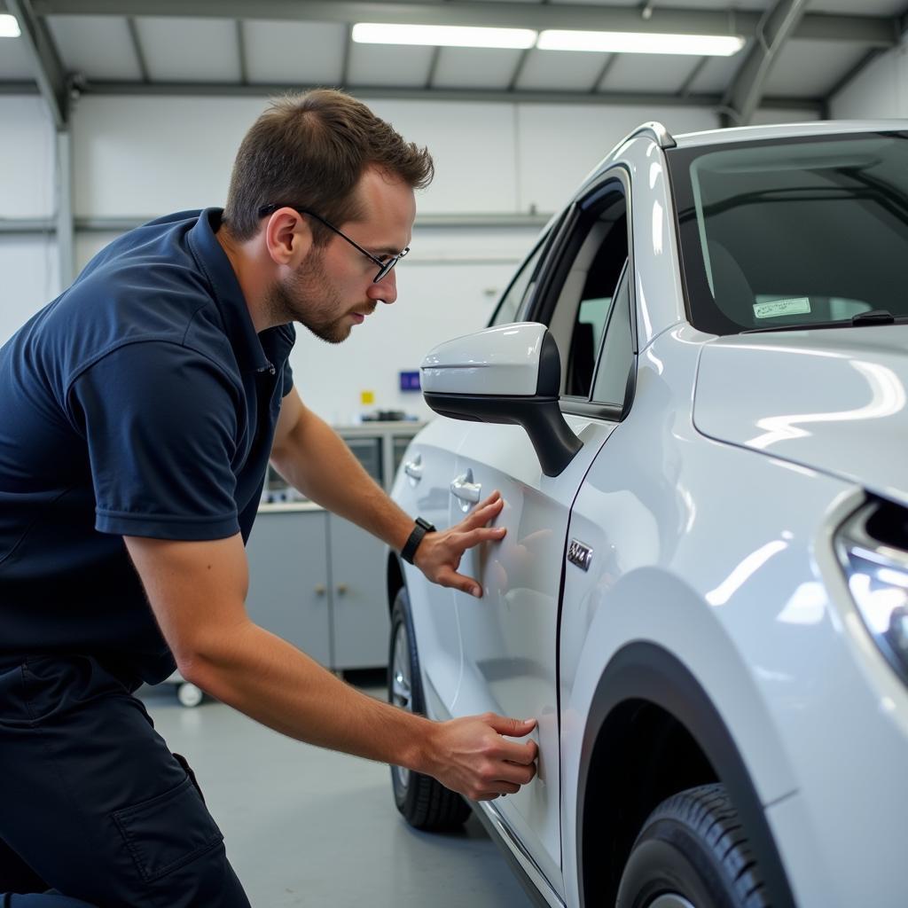 Final Inspection after Car Body Repairs in Cleveleys