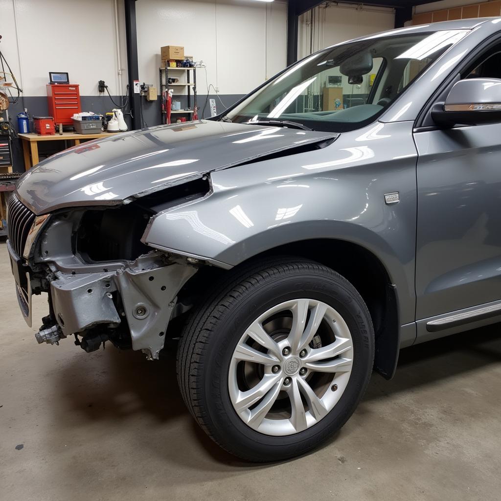 Panel Replacement at a Car Body Repair Shop in Cleveleys