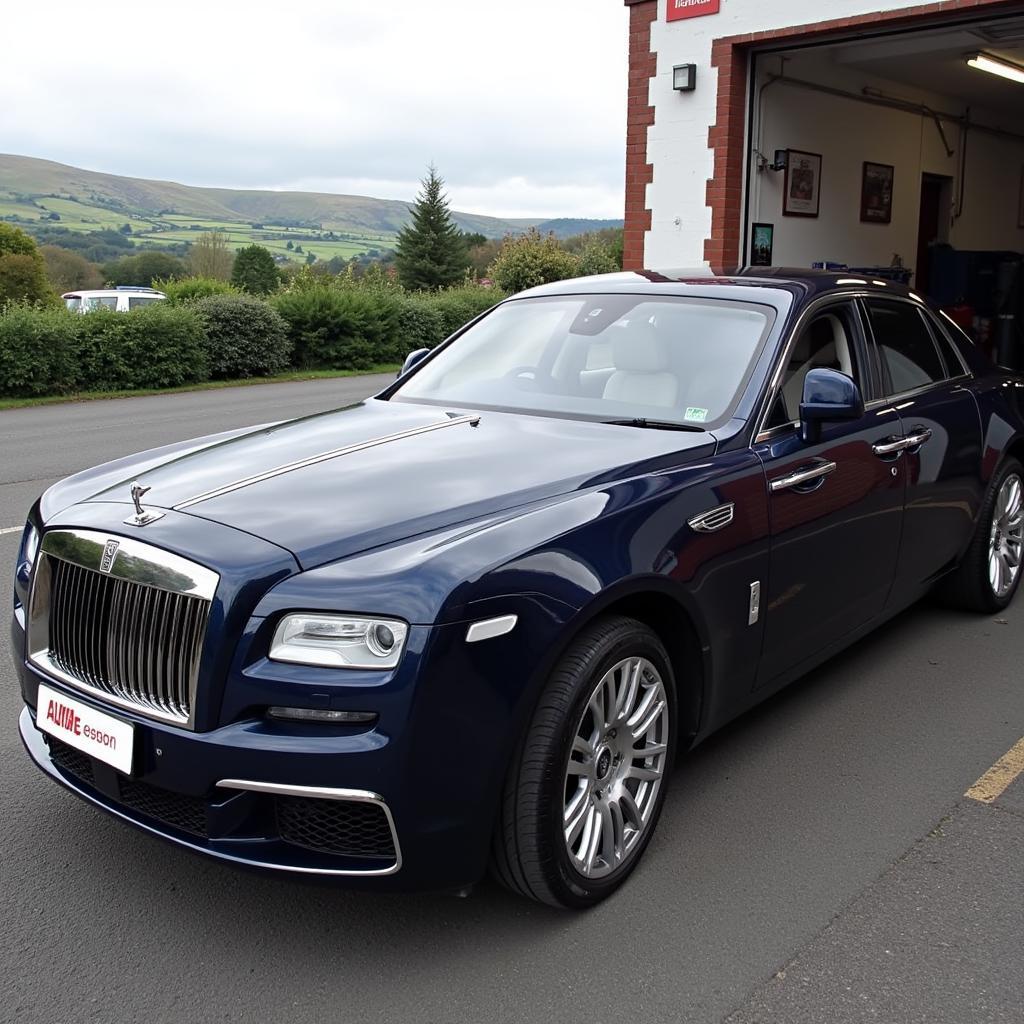 Finished car body repair in Conwy