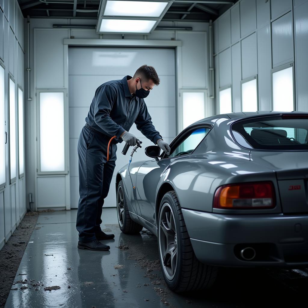 Car Body Repair Cookstown: Painting Process in a Professional Shop