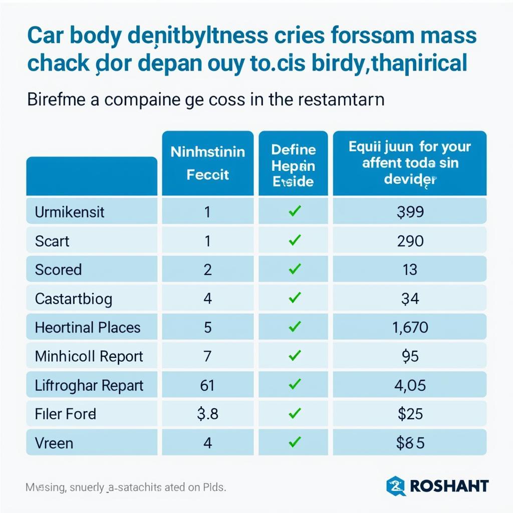 Car Body Repair Cost Comparison Birmingham