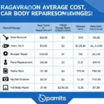 Car Body Repair Cost Comparison in Sharjah