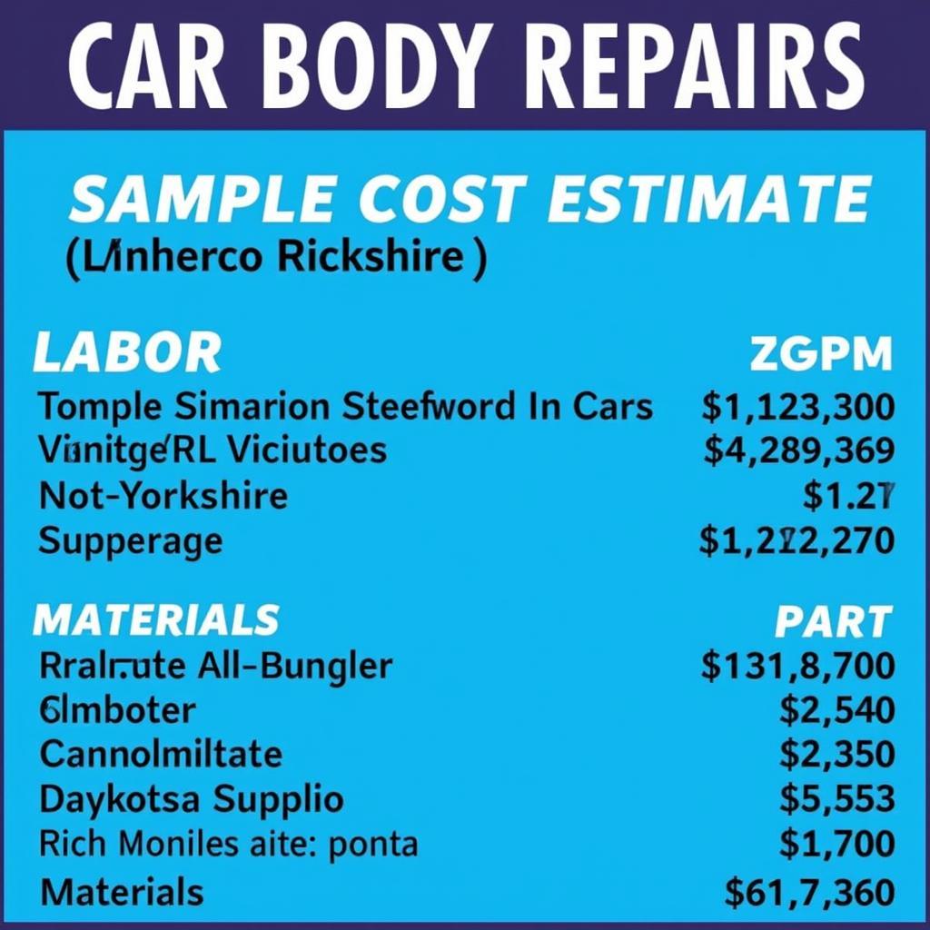 Car Body Repair Cost Estimate in Richmond