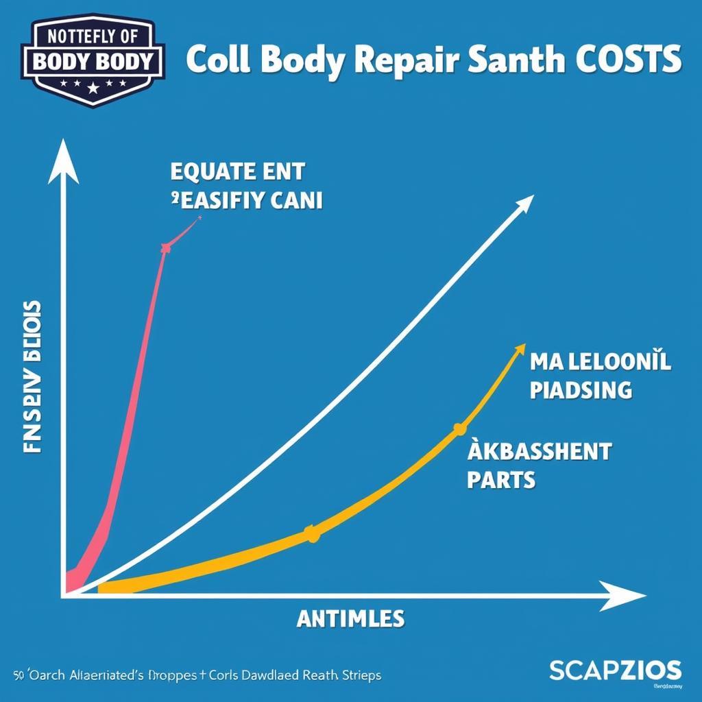 Factors influencing the cost of car body repair: severity of damage, car model, and part availability.