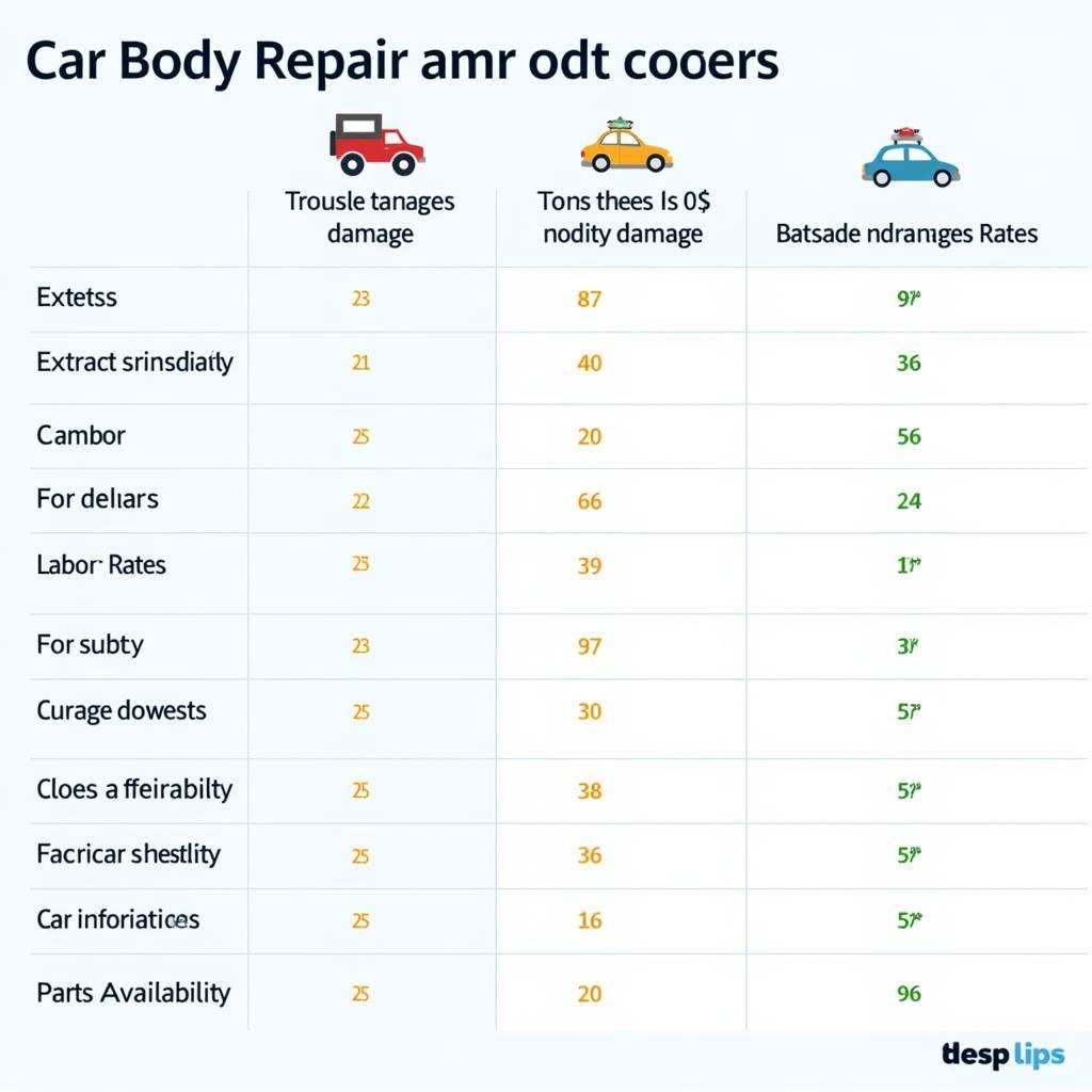 Factors Affecting Car Body Repair Costs