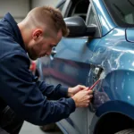 Assessing car body damage for repair cost estimation