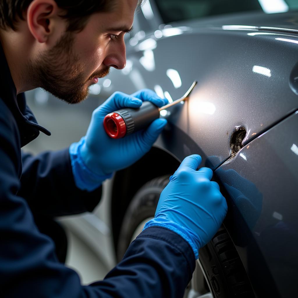 Car Body Repair Damage Assessment