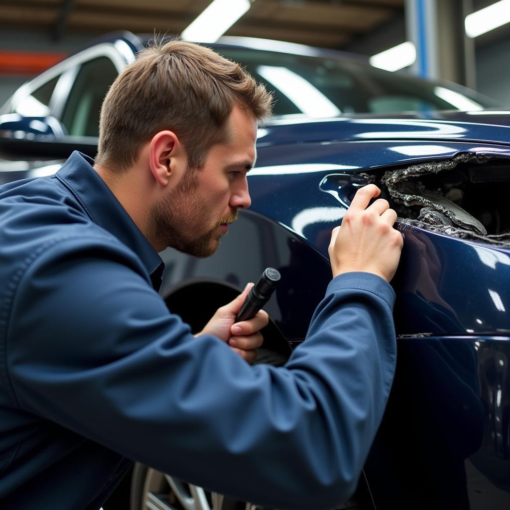 Assessing Car Body Damage in Chepstow