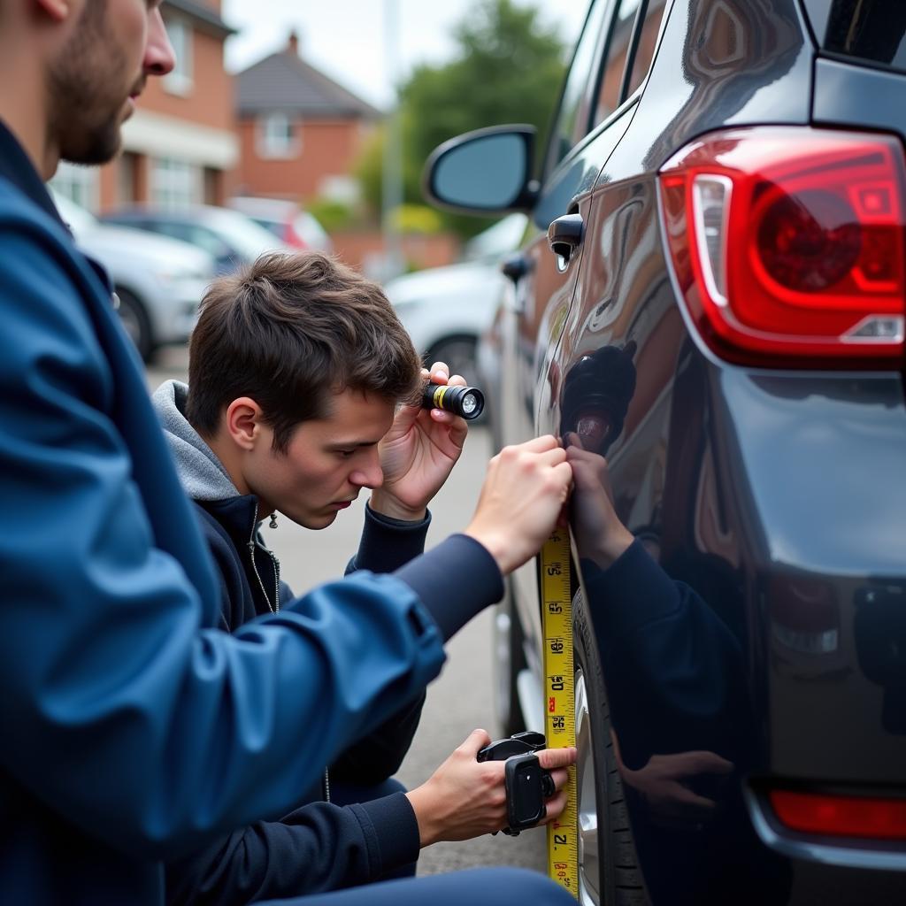 Assessing Car Body Damage in Filton, Bristol