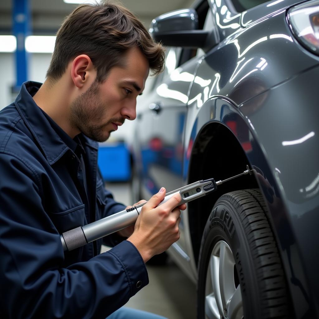 Car body repair damage assessment in Liphook