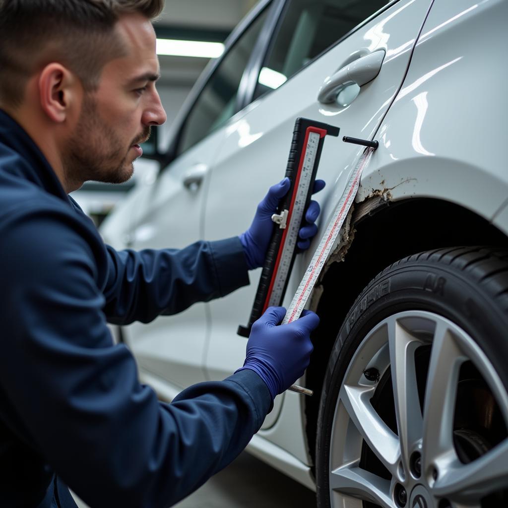 Assessing Car Body Damage in Portishead