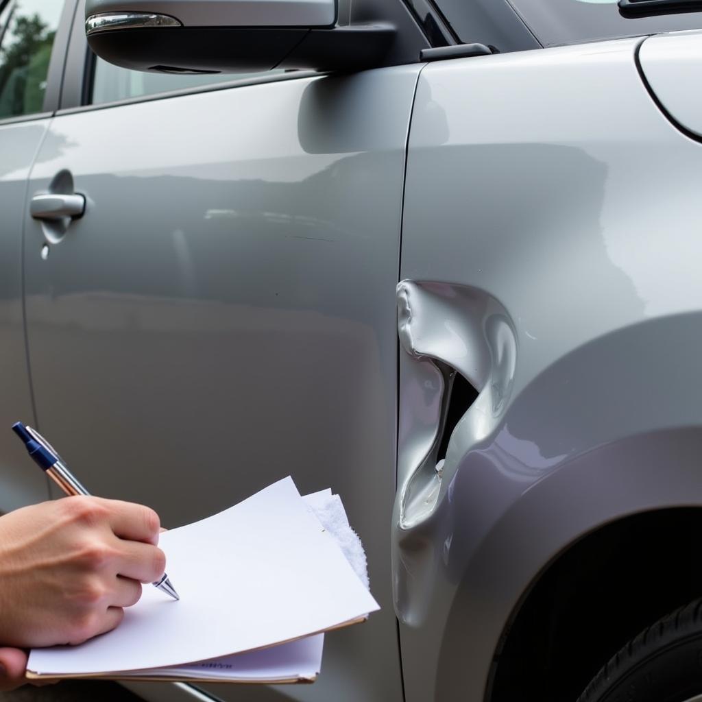 Assessing Car Body Damage in Ruddington