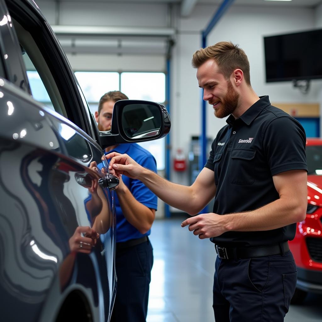 Car Body Repair Final Inspection