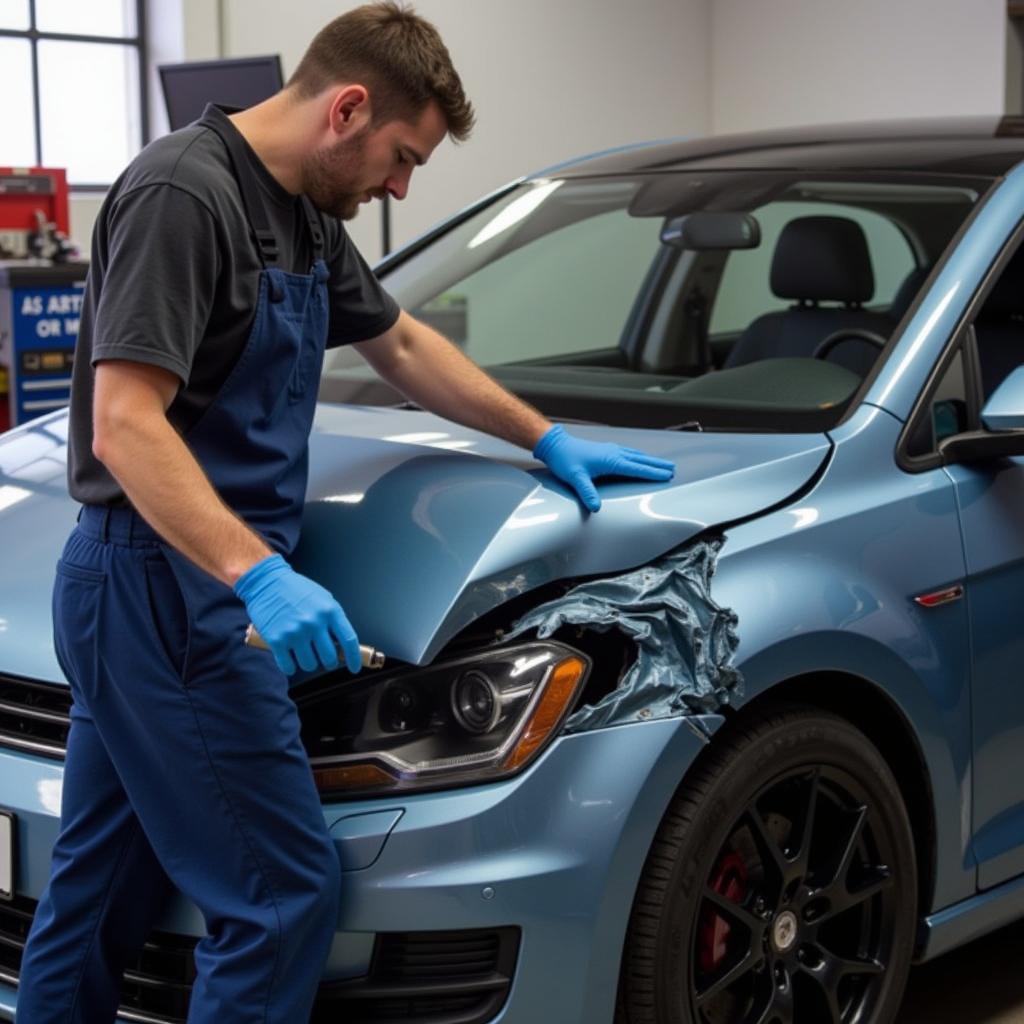 Final Inspection After Car Body Repair in Gorton