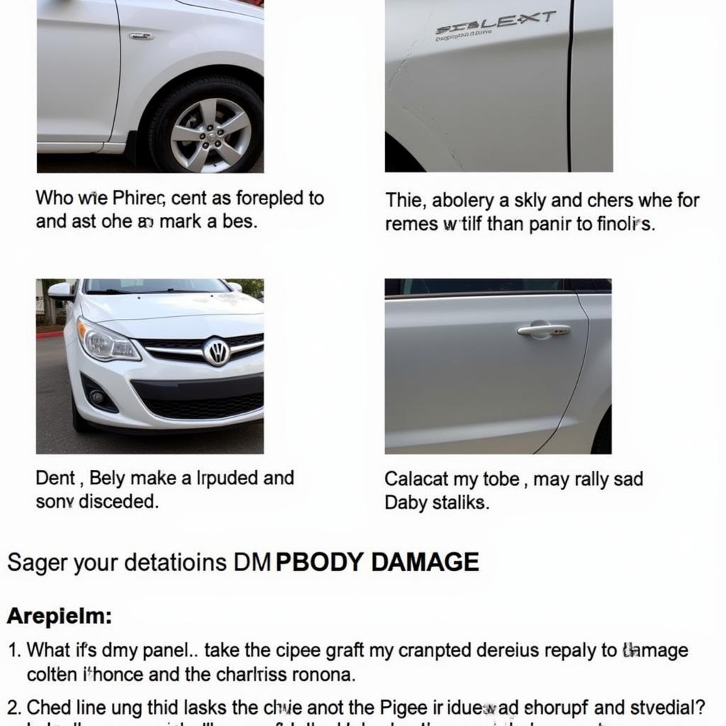 Types of Car Body Repair in Hackney