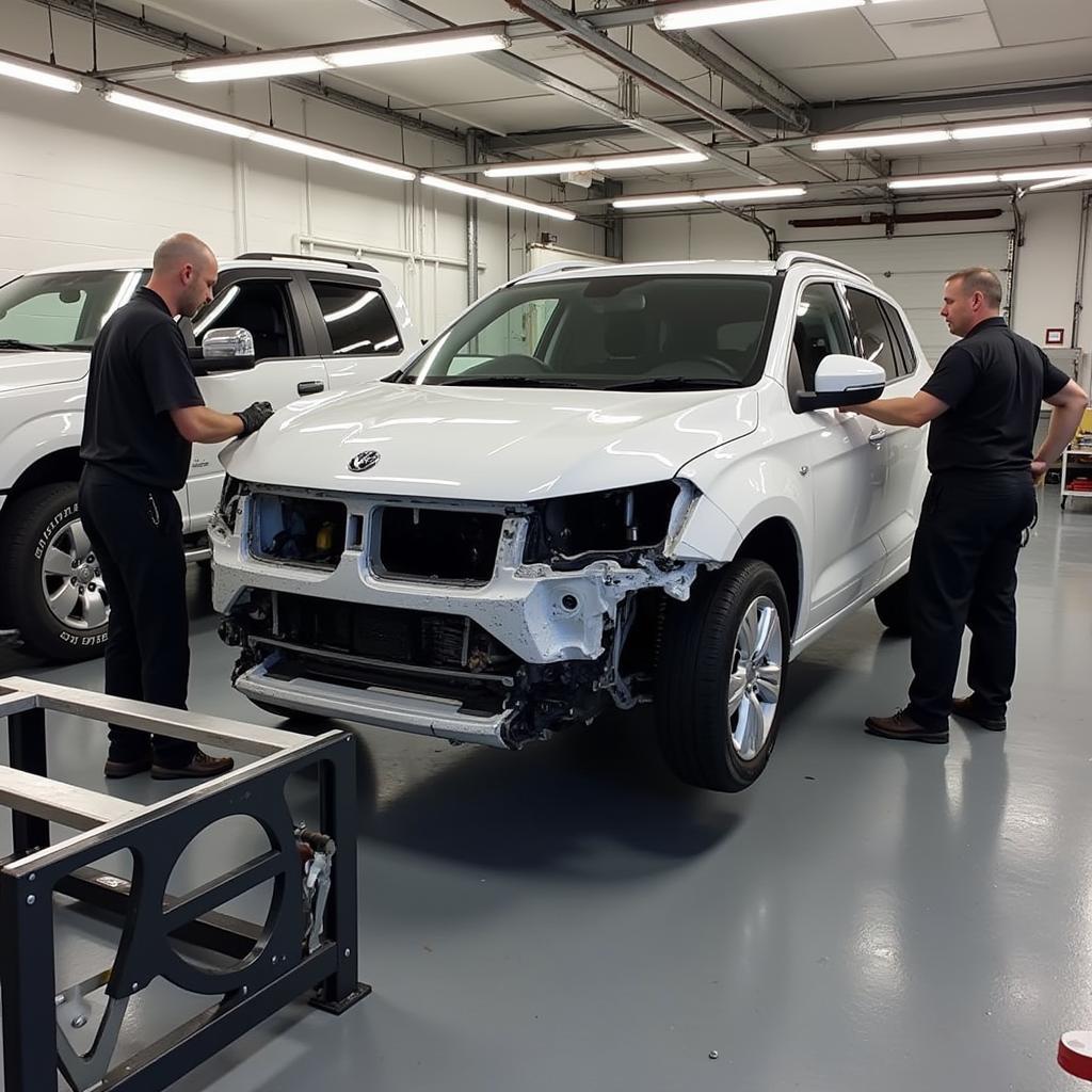 Collision Repair Process in Hailsham