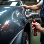 Car Body Repair in Harrow: Dent Removal Process