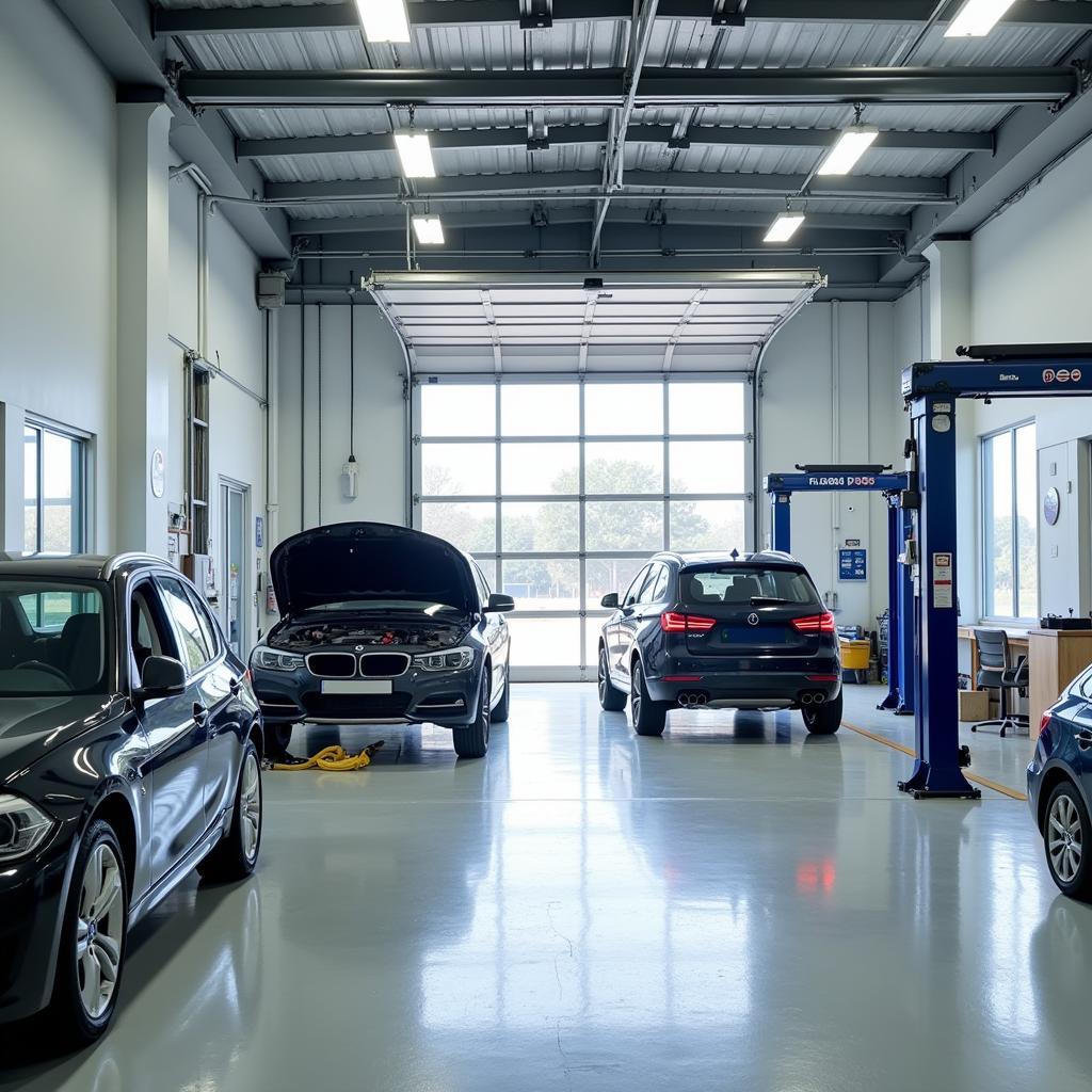 Modern Car Body Repair Workshop on Henley Road