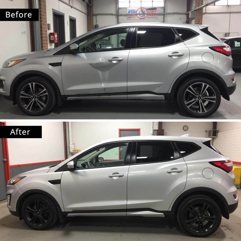 Before and After Car Body Repair in Hertford Ware