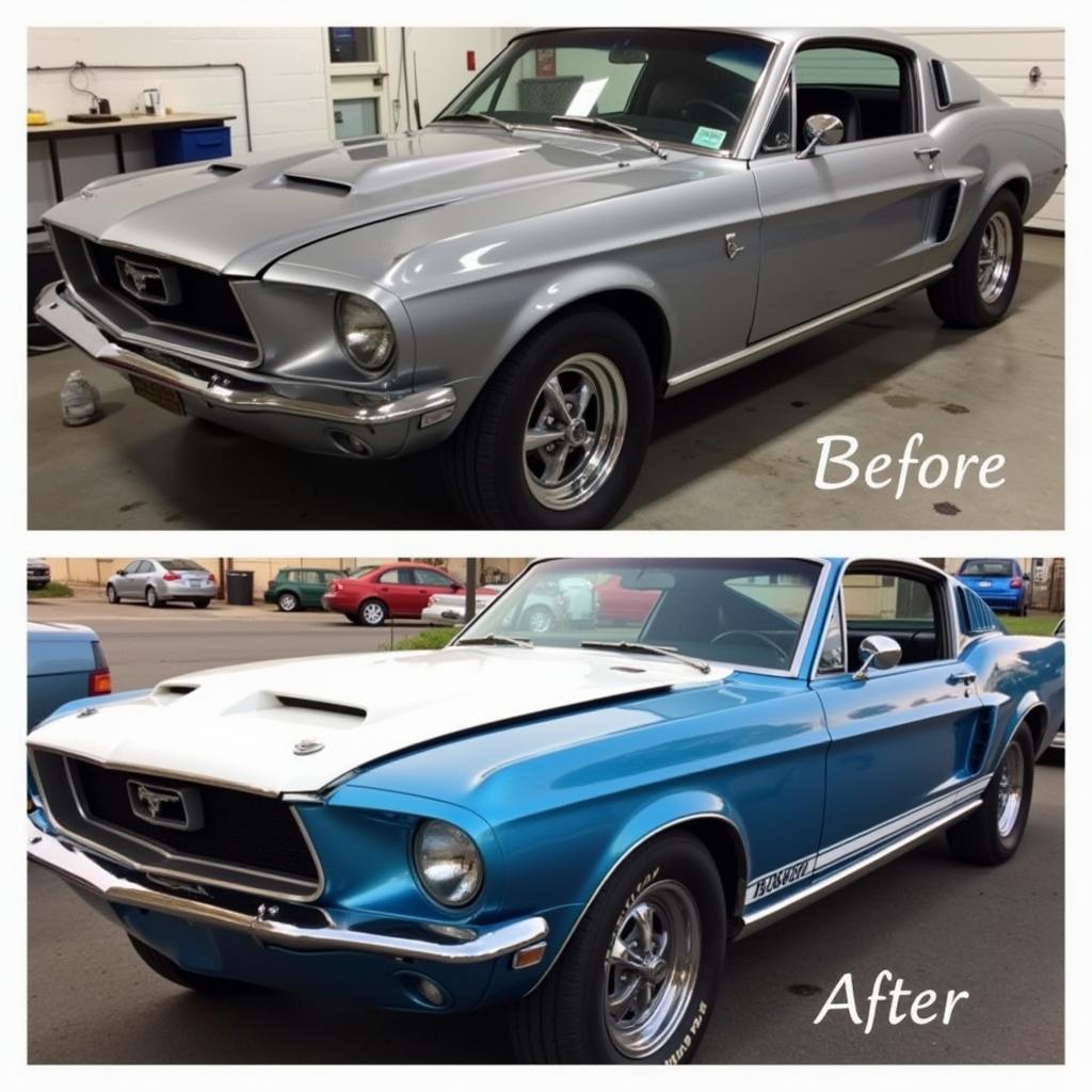 Before and After Car Body Repair in Hollywood