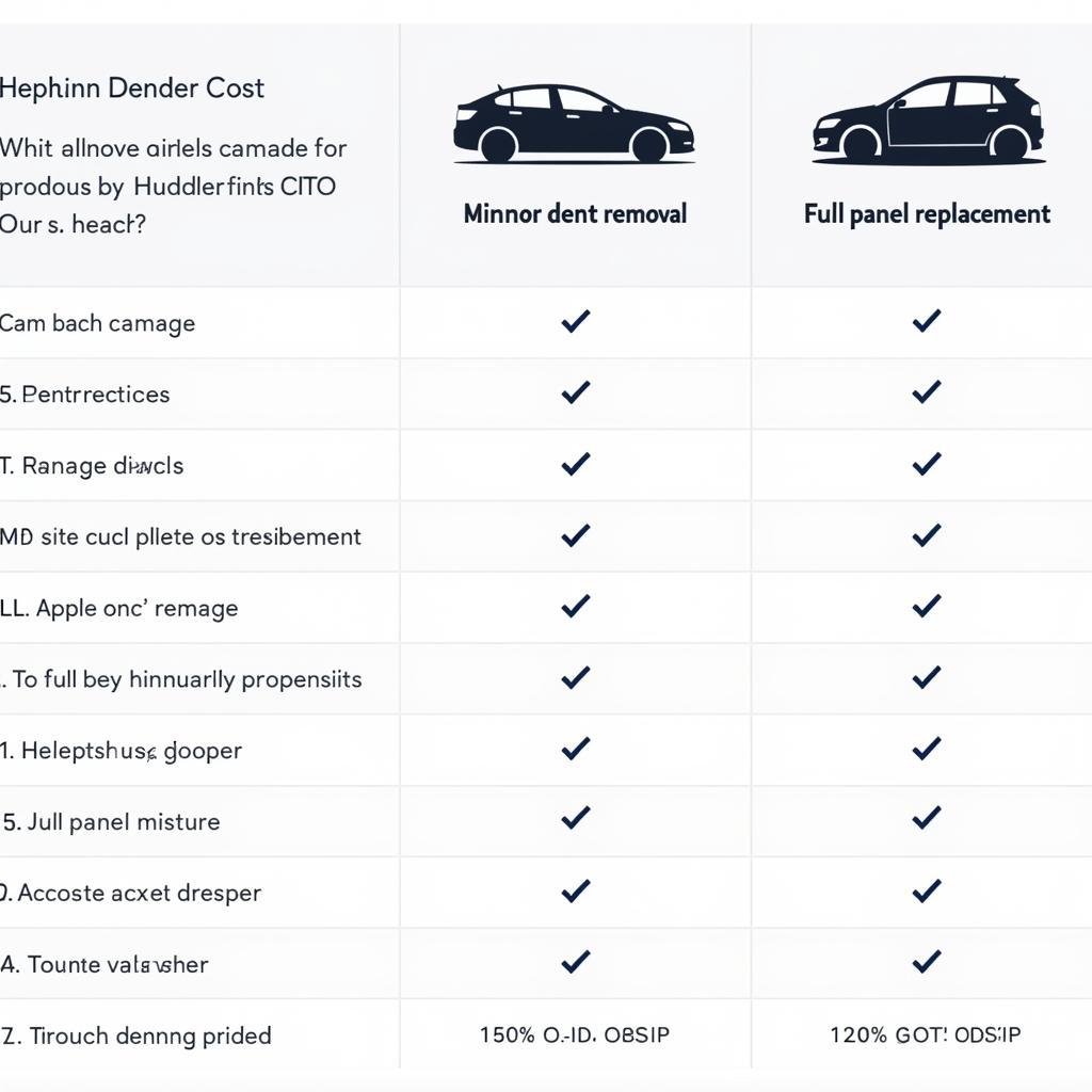 Car Body Repair Cost Comparison in Huddersfield