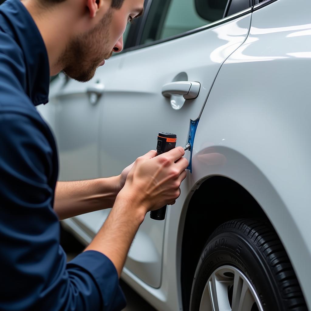 Car Body Repair in Ilford: Dent Removal Process