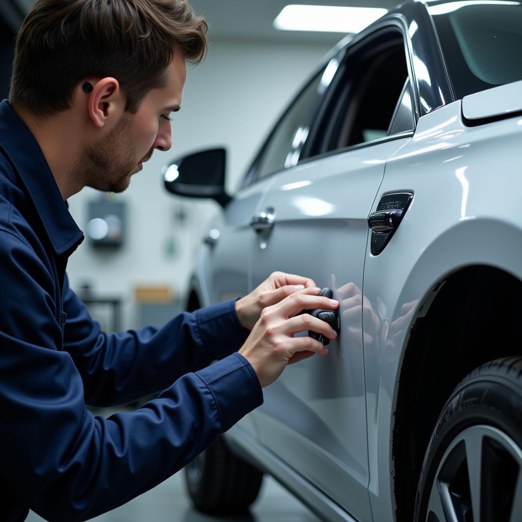 Thorough Car Body Repair Inspection in Bristol