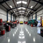 Car Body Repair Shop Interior in Ipswich